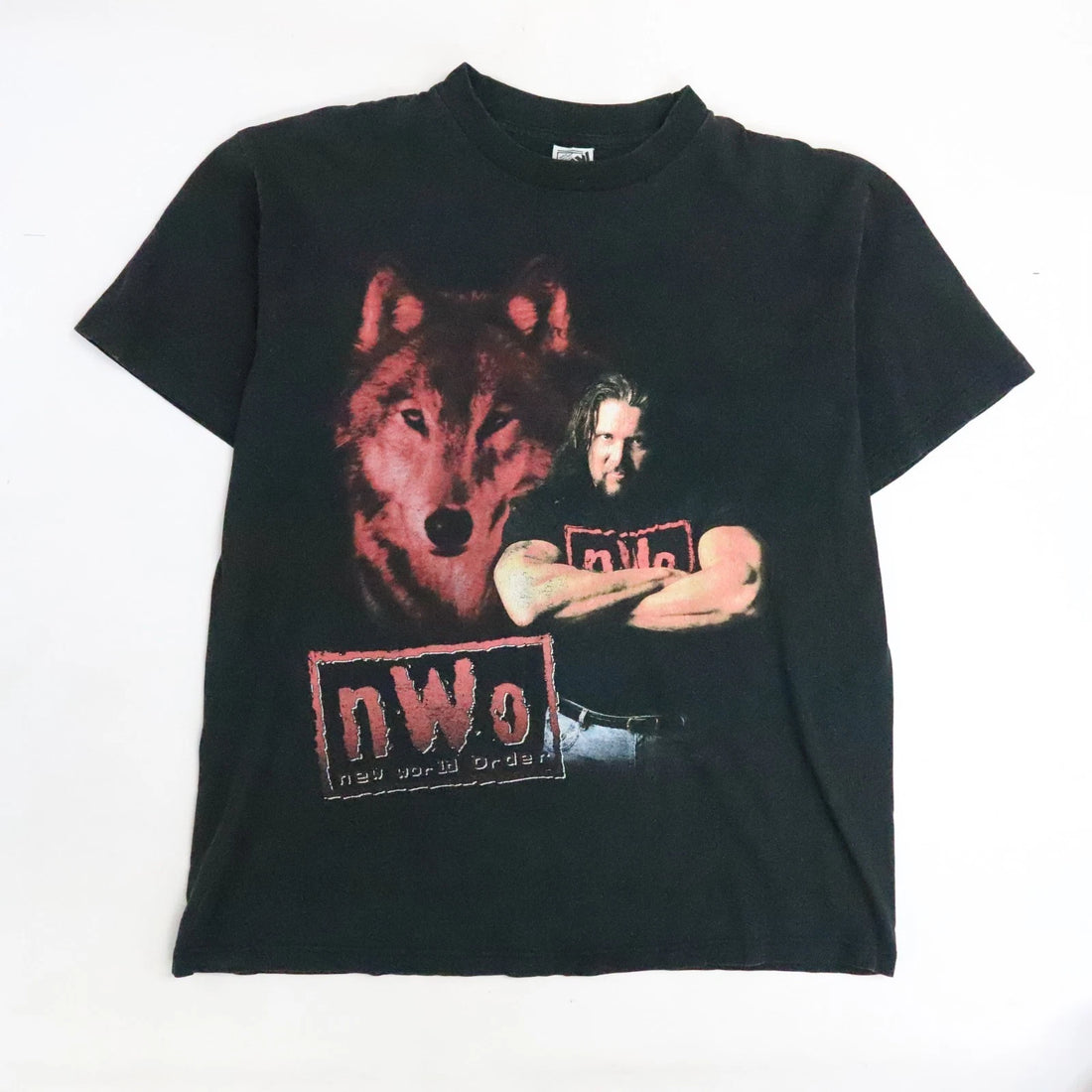 Vintage Kevin Nash NWO Wrestling T-Shirt Size XL 1998 90s WCW