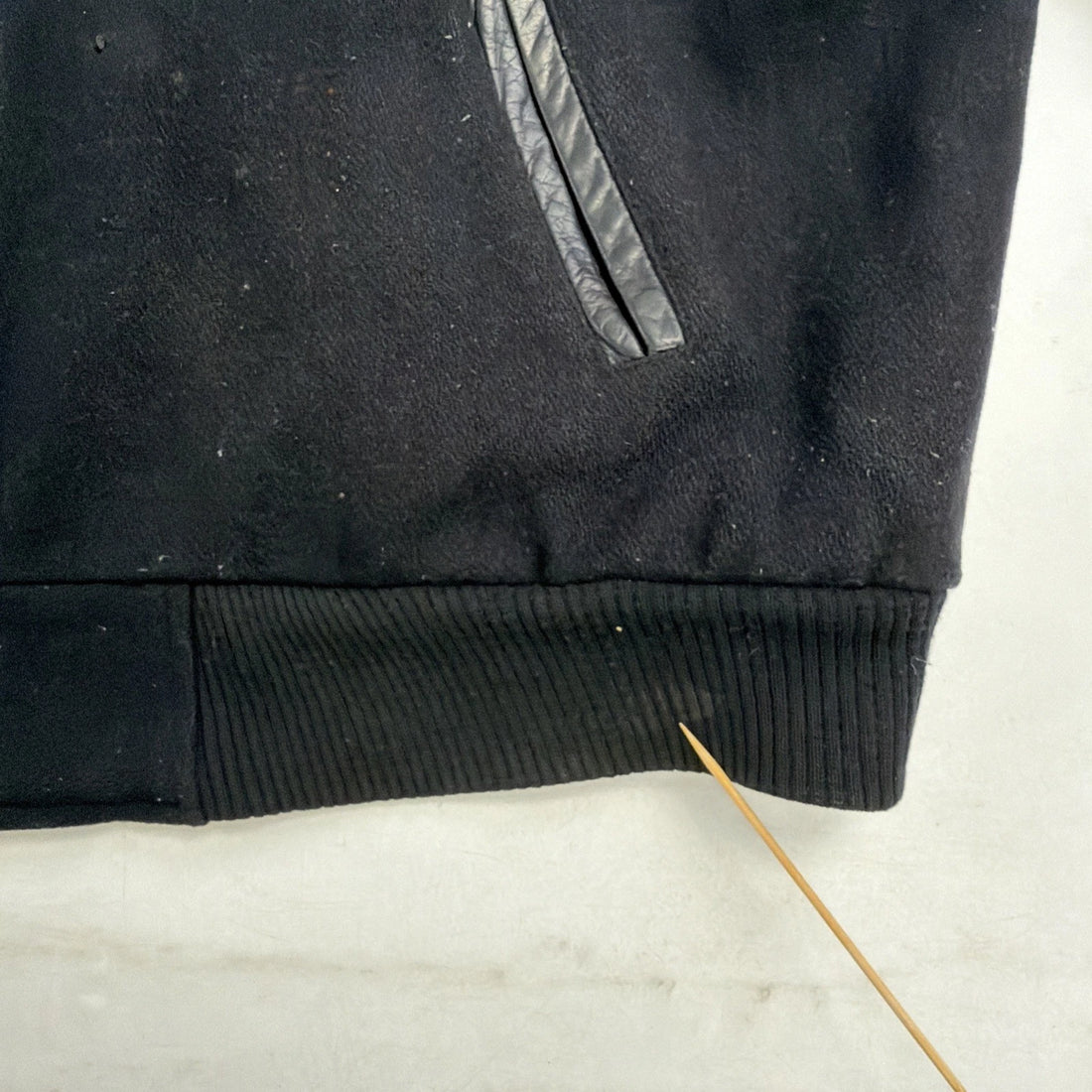 Vintage IBM Leather Wool Varsity Jacket Size 2XL