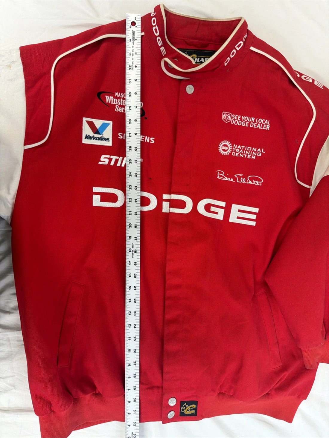 Bill Elliott Dodge Racing Jacket Size 2XL NASCAR