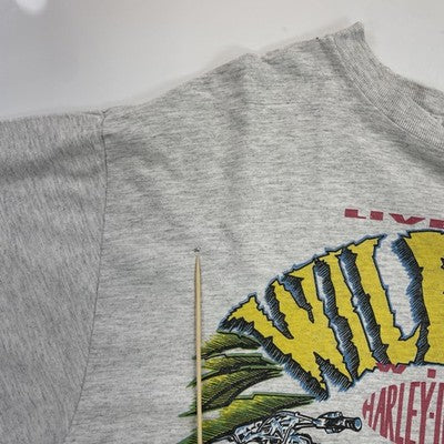 Vintage Harley Davidson Motorcycles Taz T-Shirt Size XL 1992 90s