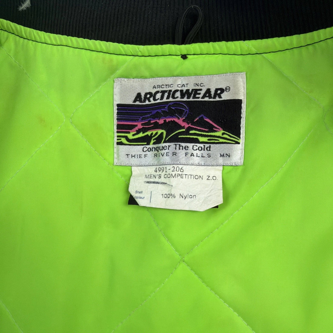 Vintage Arcticwear Team Arctic Racing Bomber Jacket Size XL
