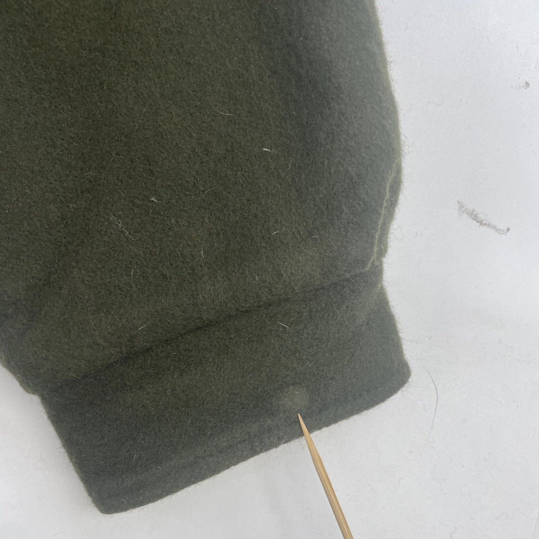 Vintage Woolrich Wool Jacket Size XL Green Leather Collar