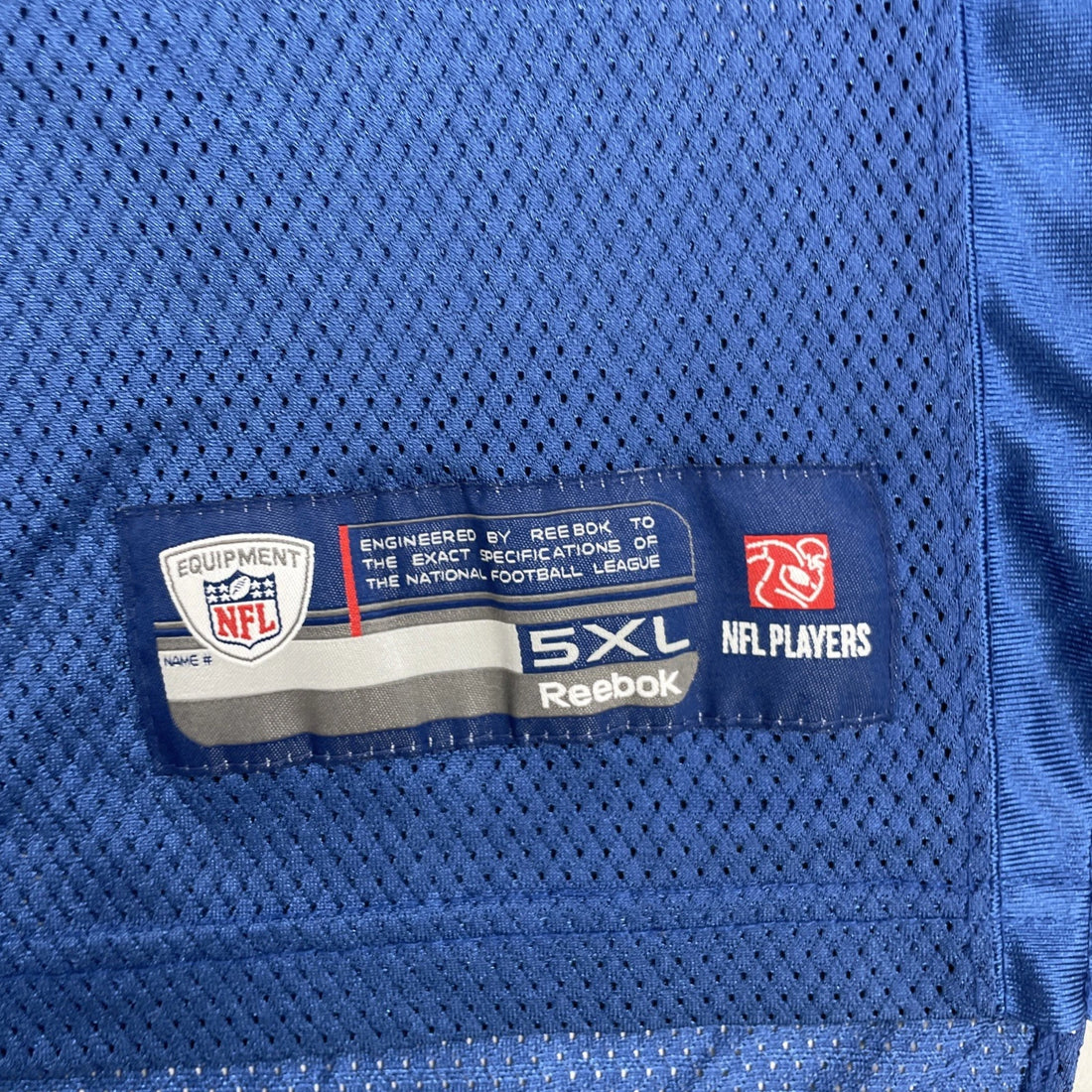 Vintage Indianapolis Colts Jeff Saturday Reebok Jersey Size 5XL NFL