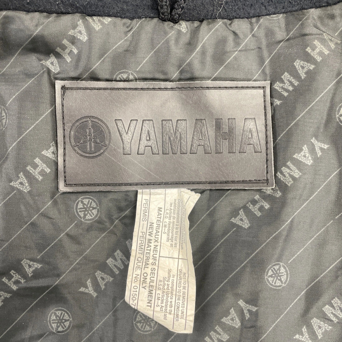 Vintage Yamaha Snowmobile Racing Jacket Size XL Insulated Blue