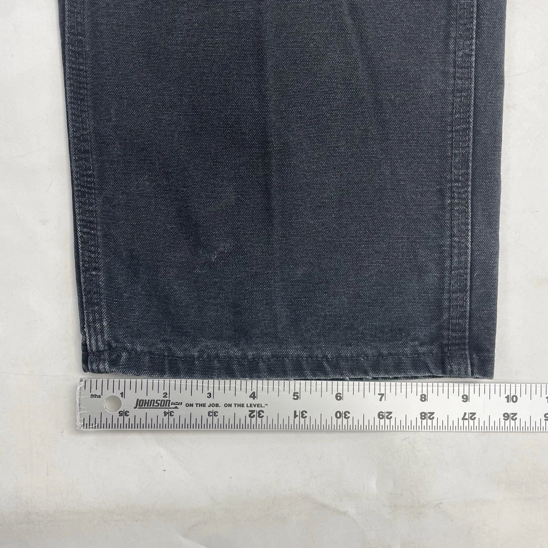 Carhartt Double Knee Canvas Carpenter Work Pants Size 38 X 30 Black
