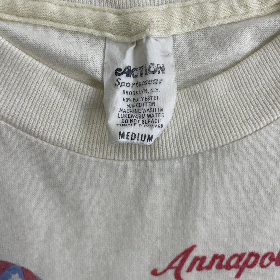 Vintage Annapolis Hot Air Balloons T-Shirt Size Medium 80s 90s