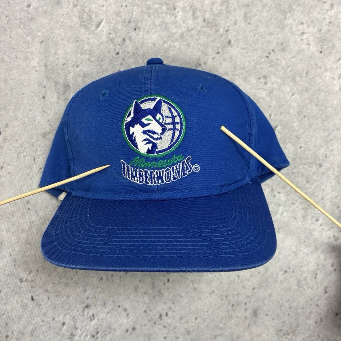 Vintage Minnesota Timberwolves G Cap Snapback Hat OSFA 90s NBA