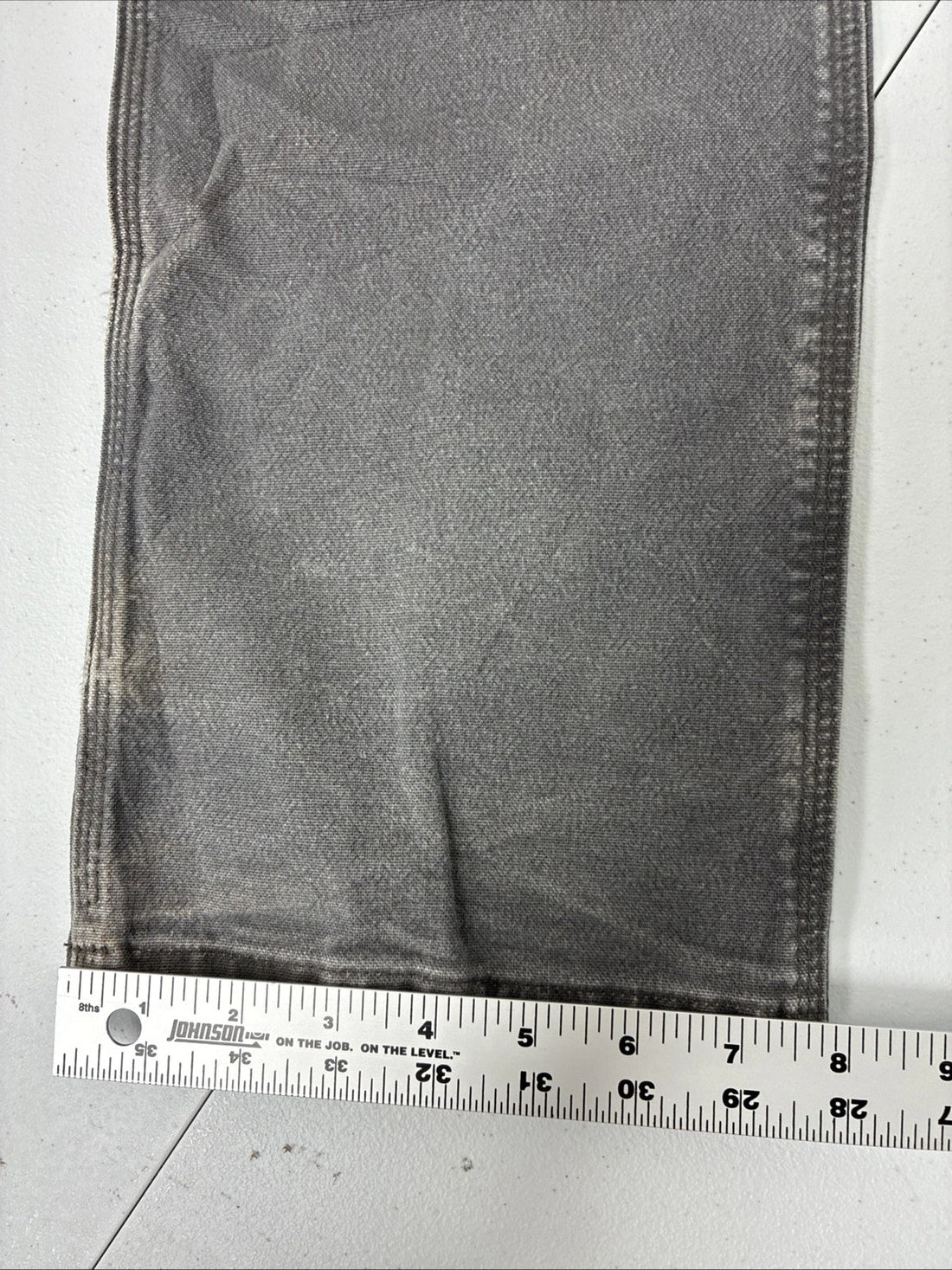 Carhartt Carpenter Work Pants Size 33 X 32 Gray