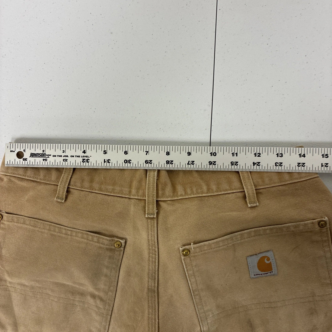 Carhartt Canvas Carpenter Double Knee Work Pants Size 32 X 32 Brown