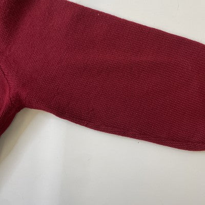 Vintage Dehen Wool Knit Varsity Letterman Crewneck Sweater Size 38 50s 60s