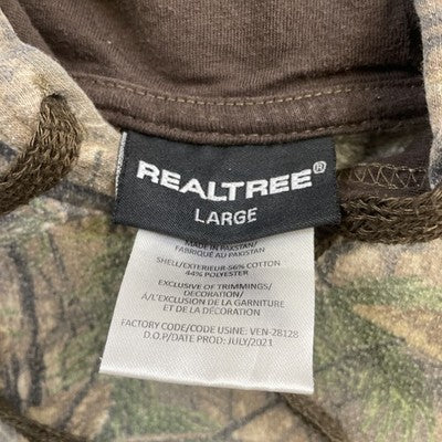 Realtree Camo Sweatshirt Hoodie Size Large