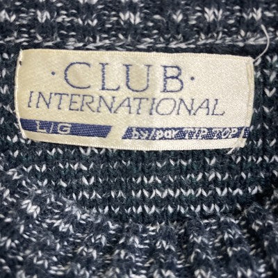 Vintage Club International Crewneck Sweater Size Large