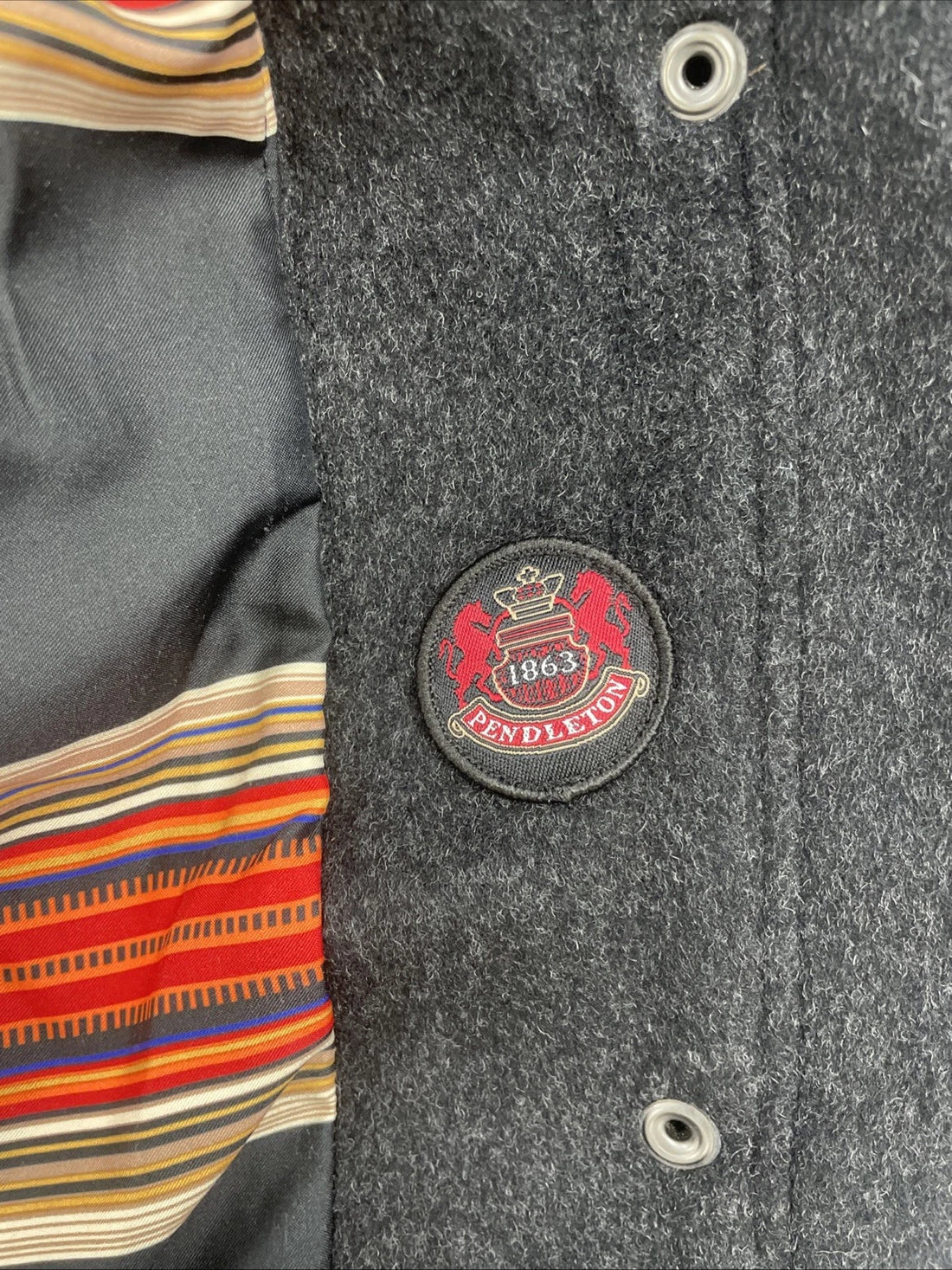 Pendleton Wool Coat Jacket Size Small