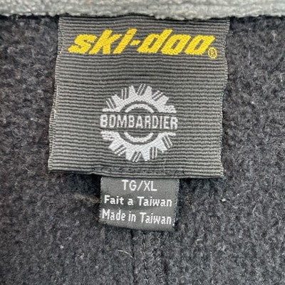 Vintage Ski-Doo Team Snowmobile Racing Pullover Fleece Jacket Size XL