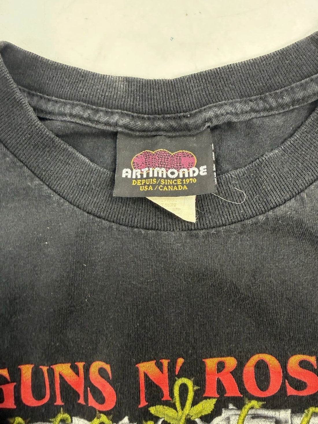 Vintage Guns N Roses Artimonde T-Shirt Size XL