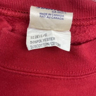 Vintage Detroit Red Wings Starter Sweatshirt Crewneck Size Large 1993 90s NHL