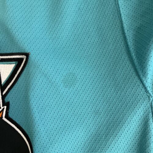 Vintage San Jose Sharks Authentic Jersey Size 50 Center Ice NHL