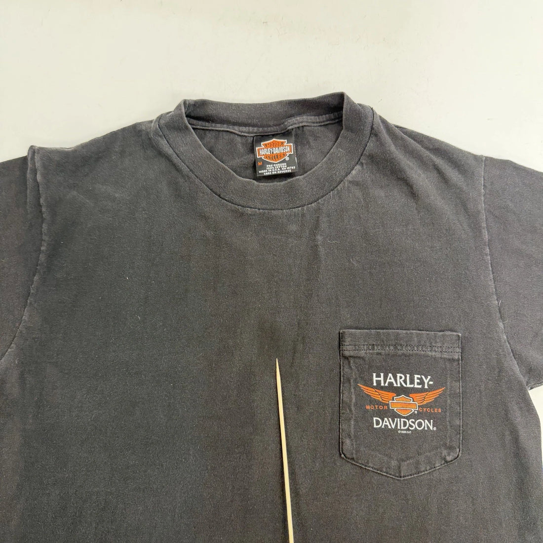 Vintage Harley Davidson St Thomas Pocket T-Shirt Size Medium