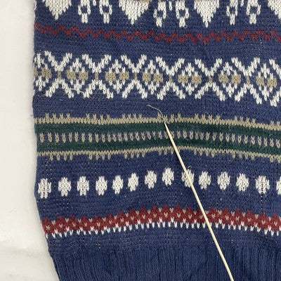 Vintage Puritan Crewneck Sweater Size XL Fair Isle