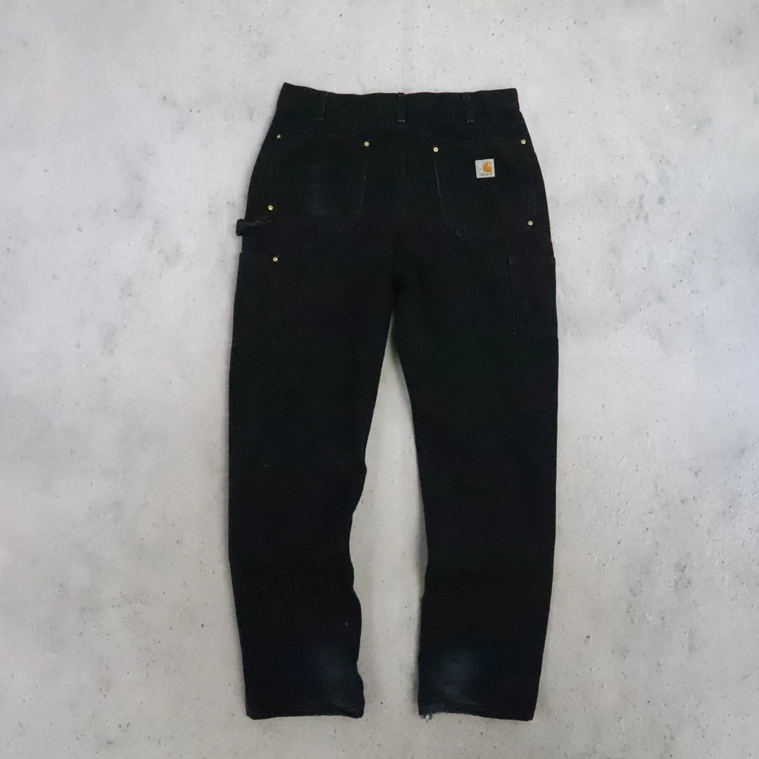 Carhartt Canvas Carpenter Double Knee Work Pants Size 33 X 32