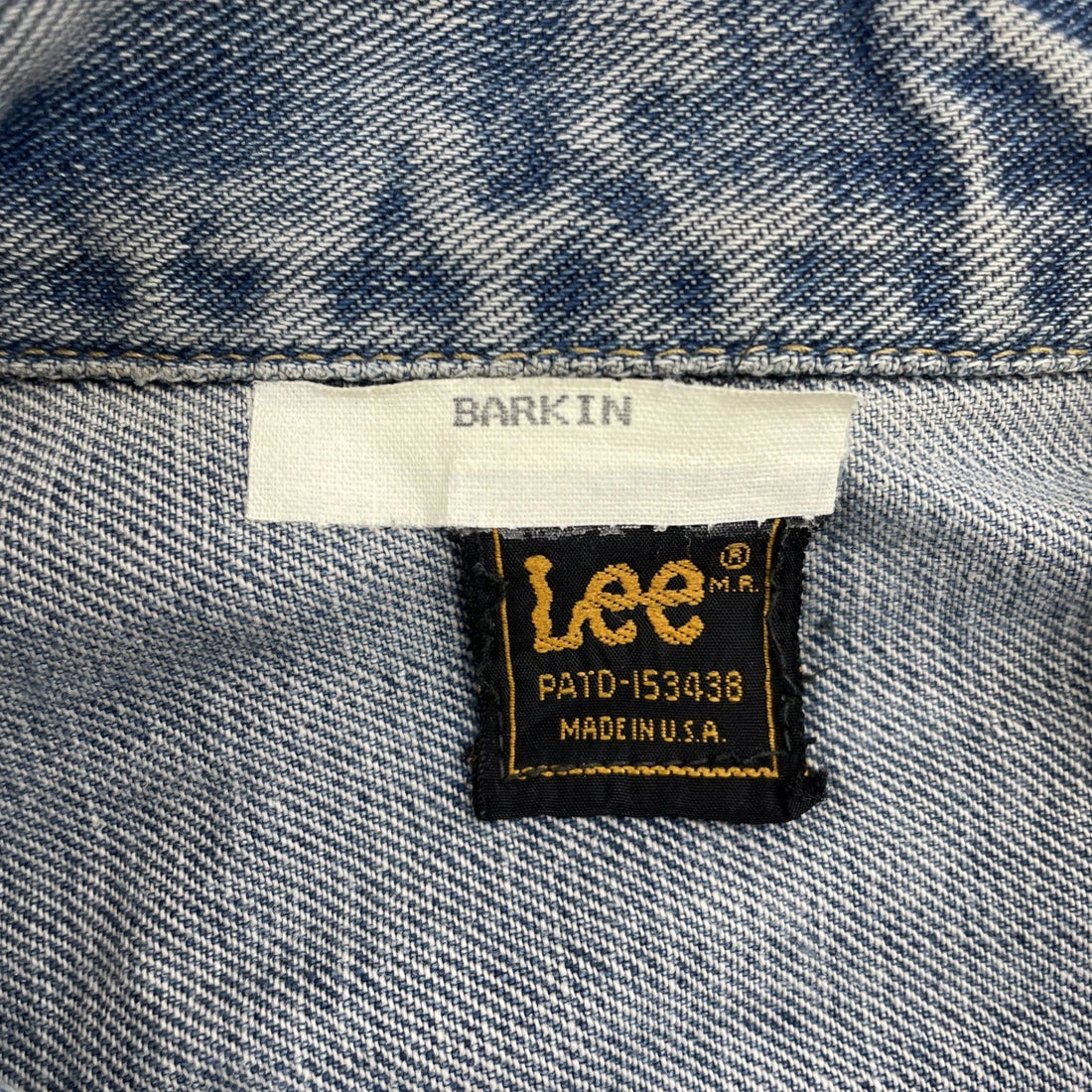Vintage Lee Denim Trucker Jacket Size XS PATD-153438 70s 80s