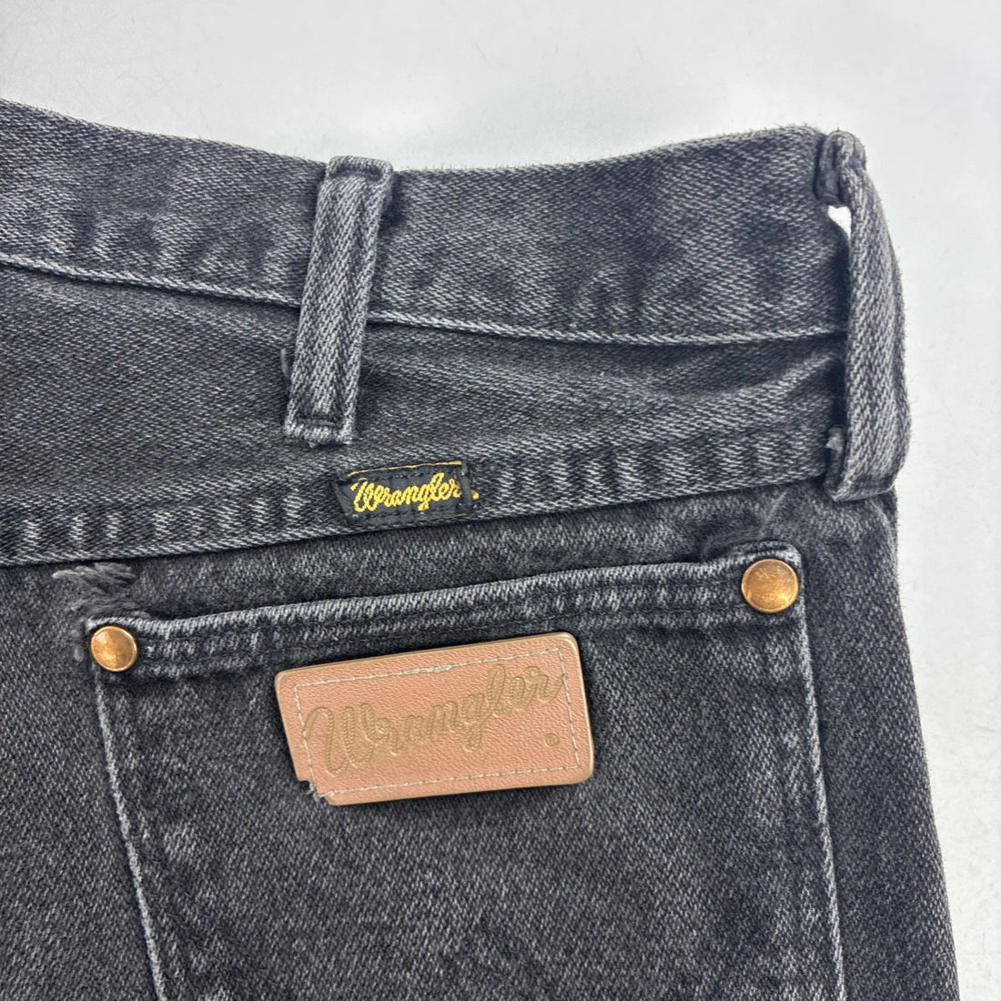 Vintage Wrangler Denim Jeans Pants Size 30 X 30 Black
