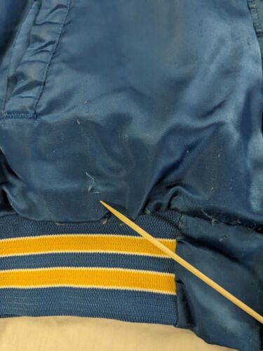 Maker of Jacket Fashion Jackets Seattle Mariners MLB Blue 90s Satin