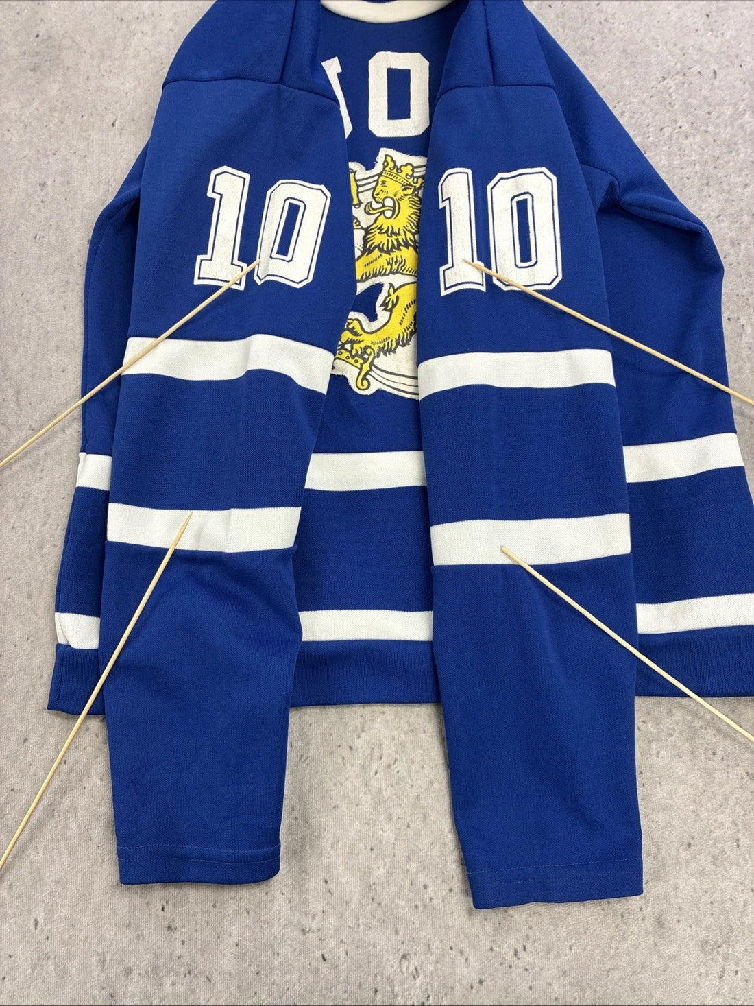 Vintage Finland Suomi Hockey Jersey Size Small