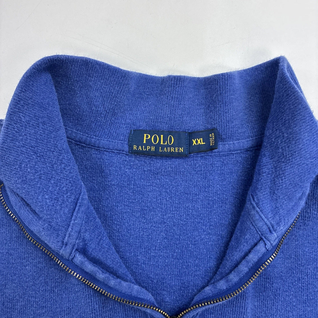 Polo Ralph Lauren 1/4 Zip Pullover Sweater Size 2XL Blue