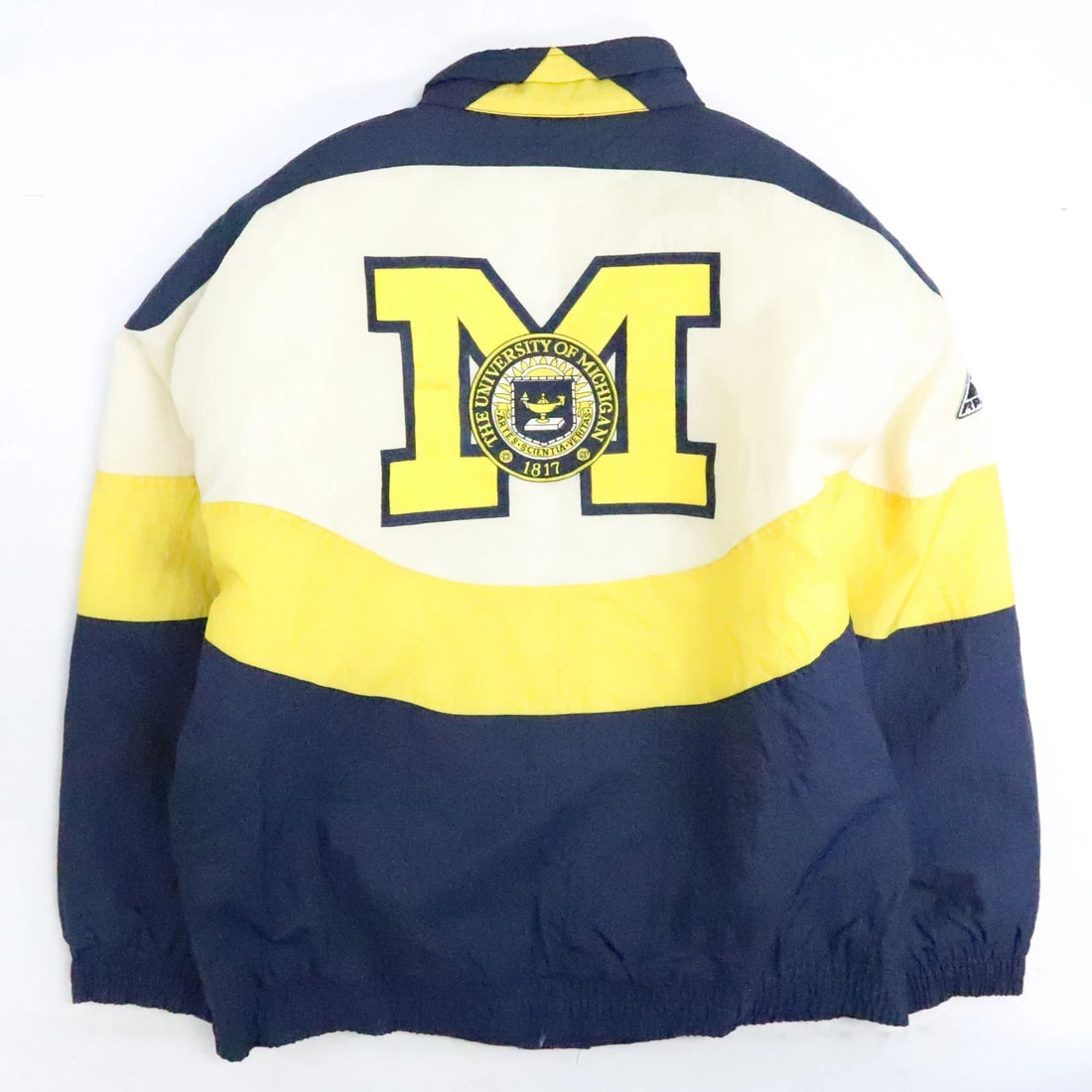Vintage Michigan Wolverines Apex One Puffer Jacket XL 90s NCAA
