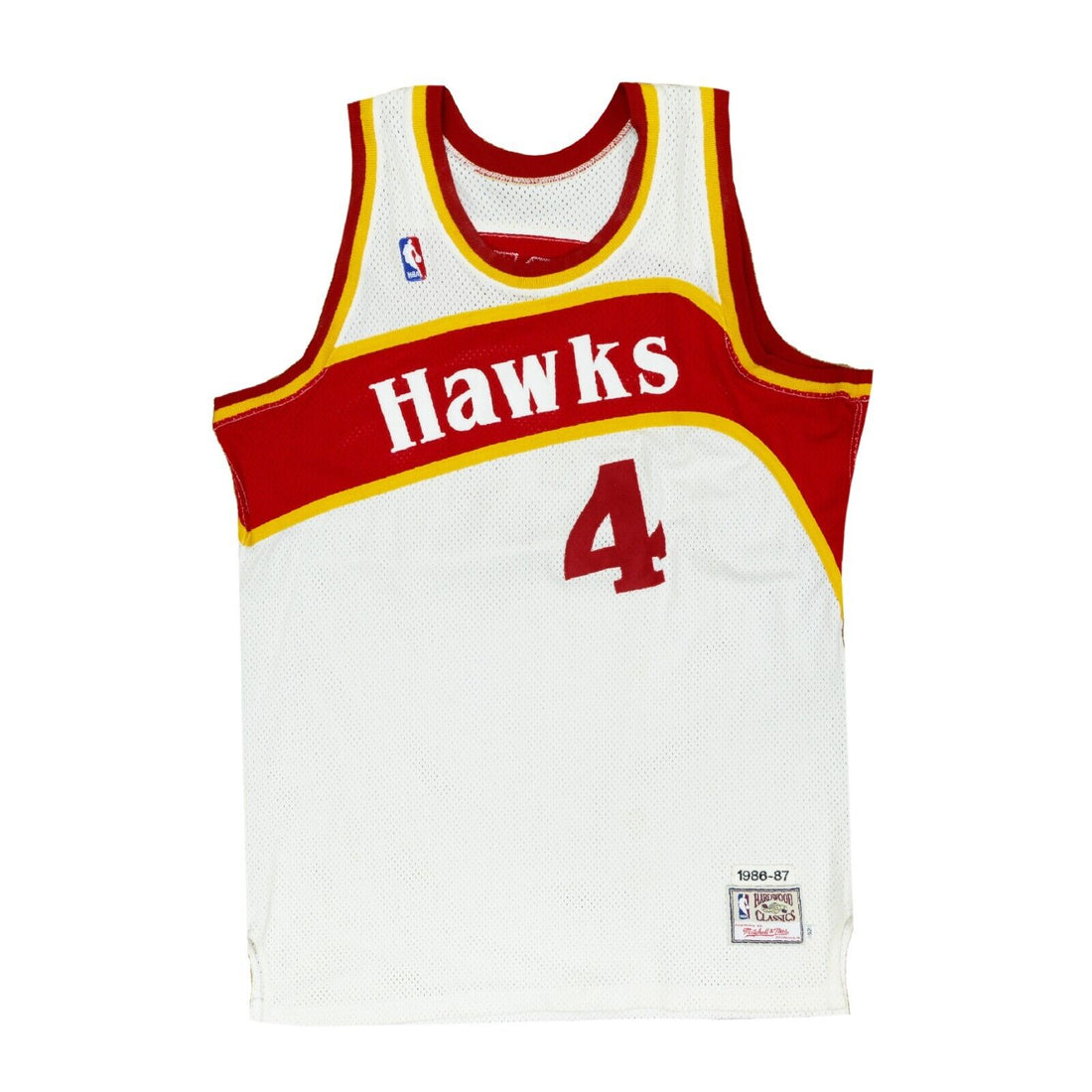 Atlanta Hawks Spud Webb Mitchell And Ness Basketball Jersey Size 52 Retro NBA