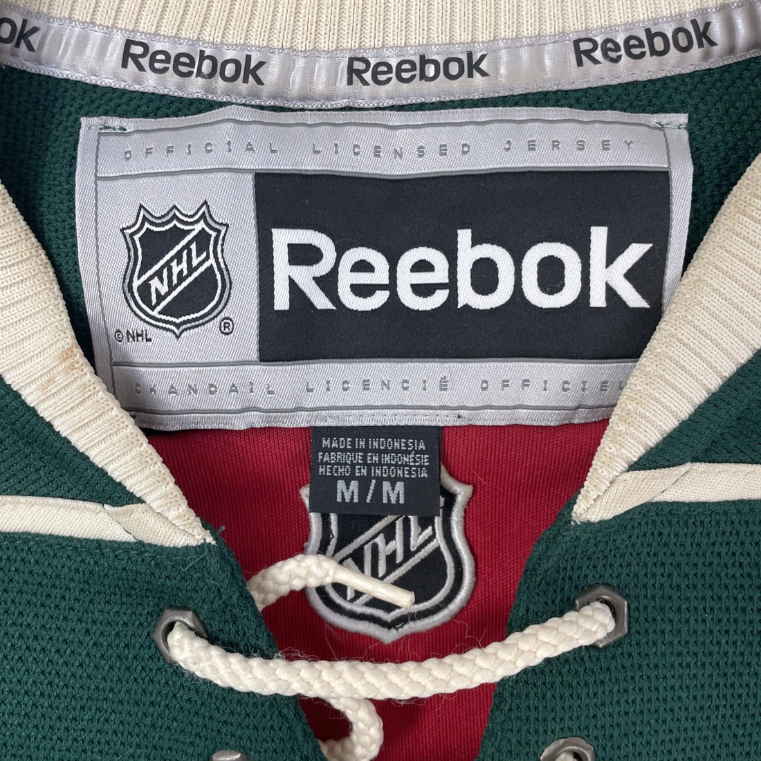 Minnesota Wild Zach Parise Reebok Jersey Size Medium NHL