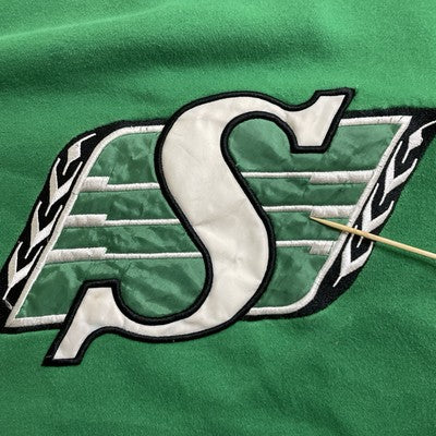 Vintage Saskatchewan Roughriders Sweatshirt Crewneck Size XL CFL