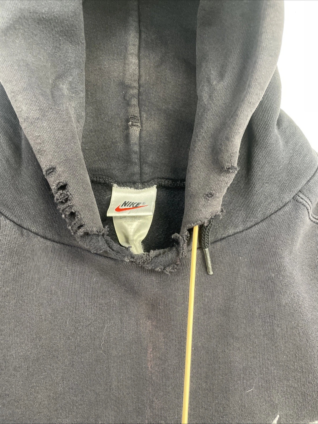 Vintage Nike Sweatshirt Hoodie Size Large Black