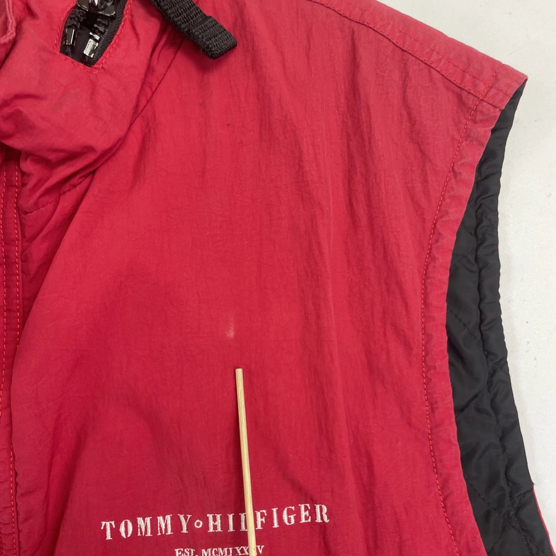 Vintage Tommy Hilfiger Alpine Vest Jacket Size XL Red