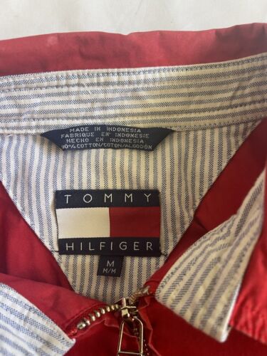 Tommy Hilfiger Harrington Jacket Size Medium Red