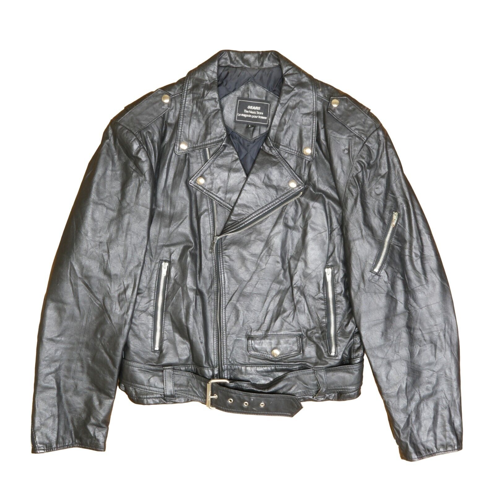 Sears sale leather jacket