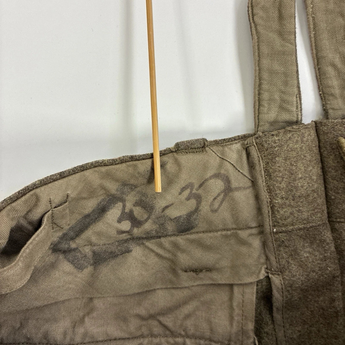 Vintage HCH Muermann KG Germany Military Army Wool Pants Size 30-32