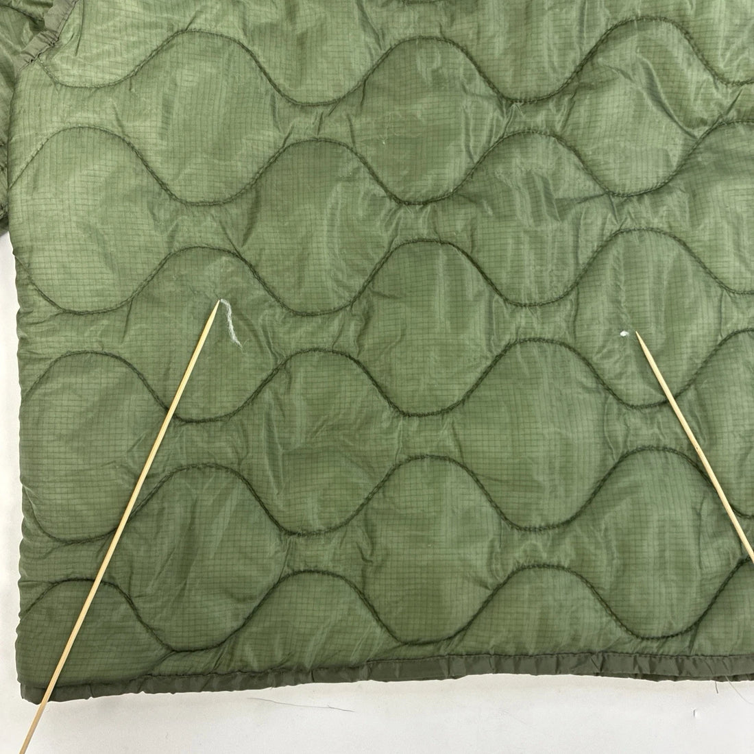 Army Military Quilted Cold Weather Coat Jacket Liner Size Large