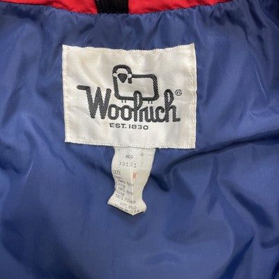 Vintage Woolrich Bomber Jacket Size Medium Red
