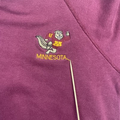 Vintage Minnesota Golden Gophers Champion Crewneck Sweatshirt Large 80s NCAA