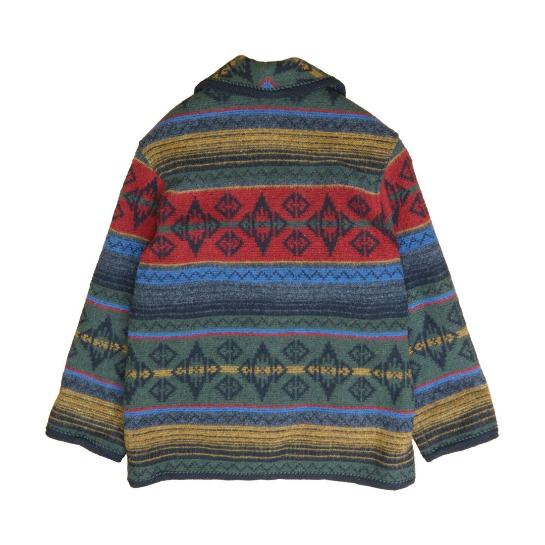 Vintage Woolrich Wool Coat Jacket Size Small Aztec Western Multicolour