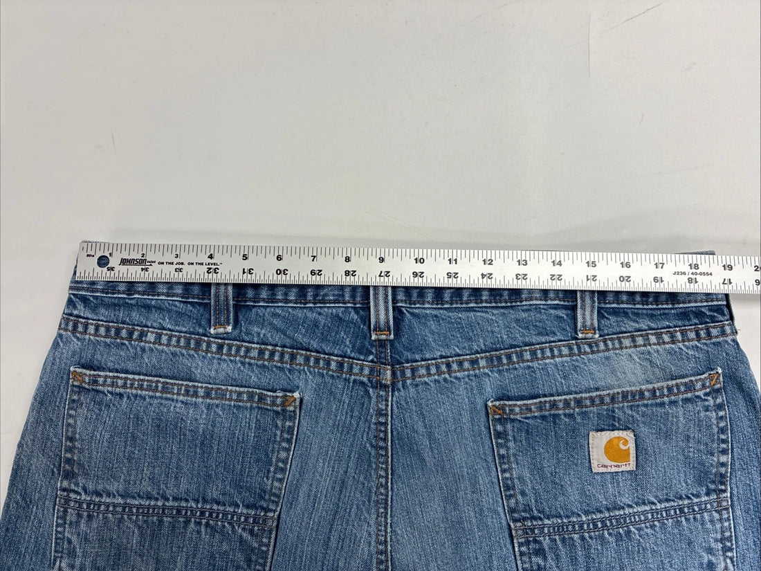 Carhartt Denim Jeans Pants Size 38 X 32 Blue