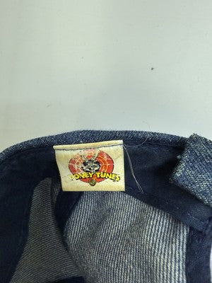 Vintage Taz Looney Tunes Denim Hat Cap OSFA