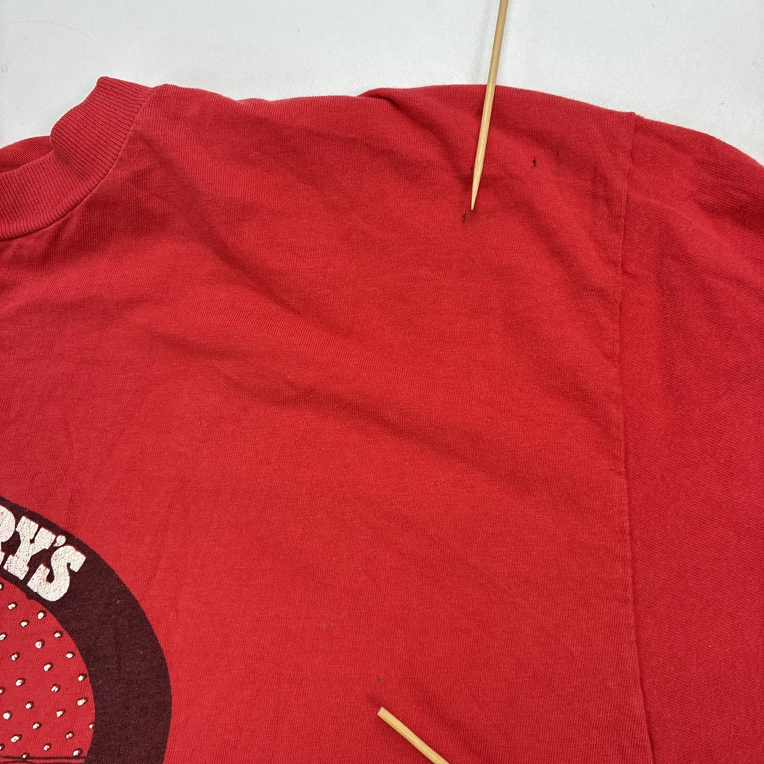 Vintage Ben & Jerry's Ice Cream Vermont's Finest T-Shirt Size XL Red 90s
