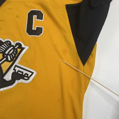 Vintage Pittsburgh Penguins Mario Lemieux Authentic CCM Jersey Size 56 NHL