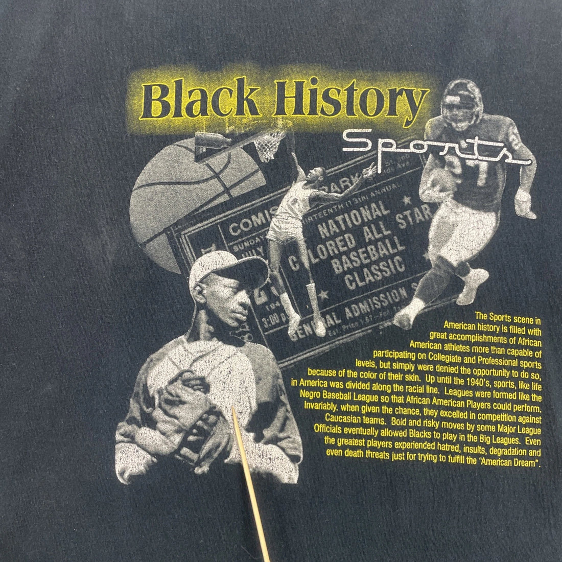Black History Sports T-Shirt Size 3XL Activism Politics