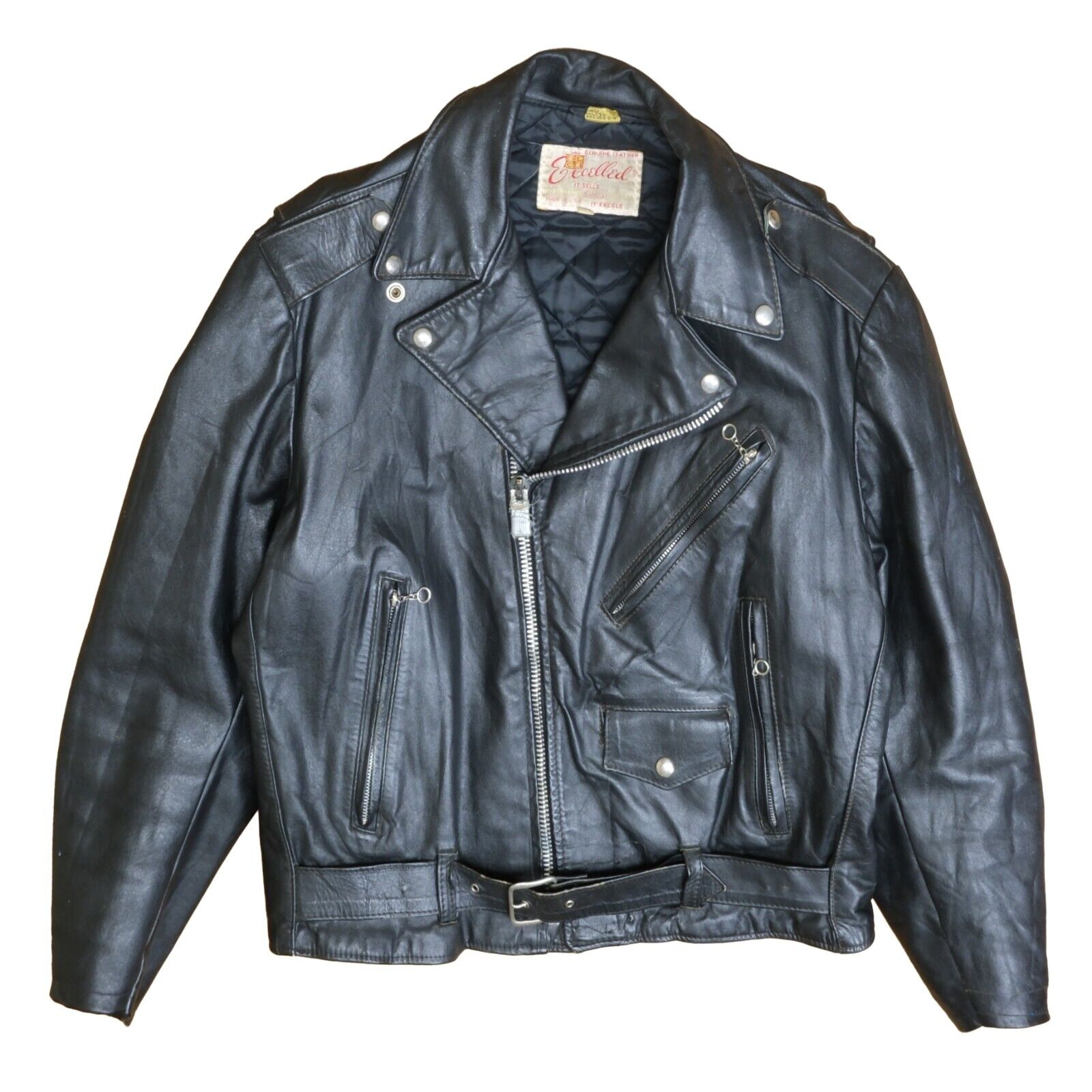 Vintage Leather Jacket Size retailer