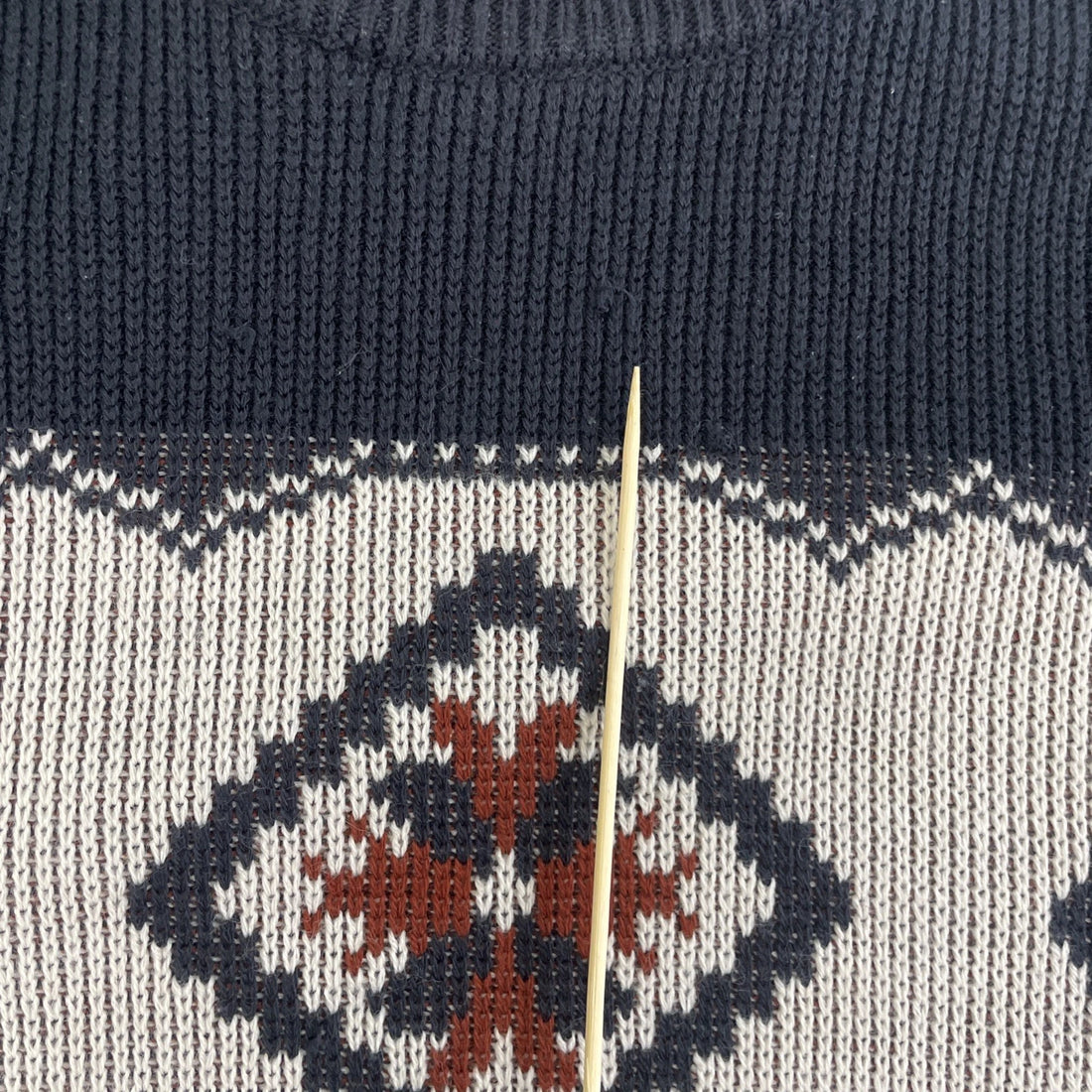 Madison Fair Isle Crewneck Sweater Size Large