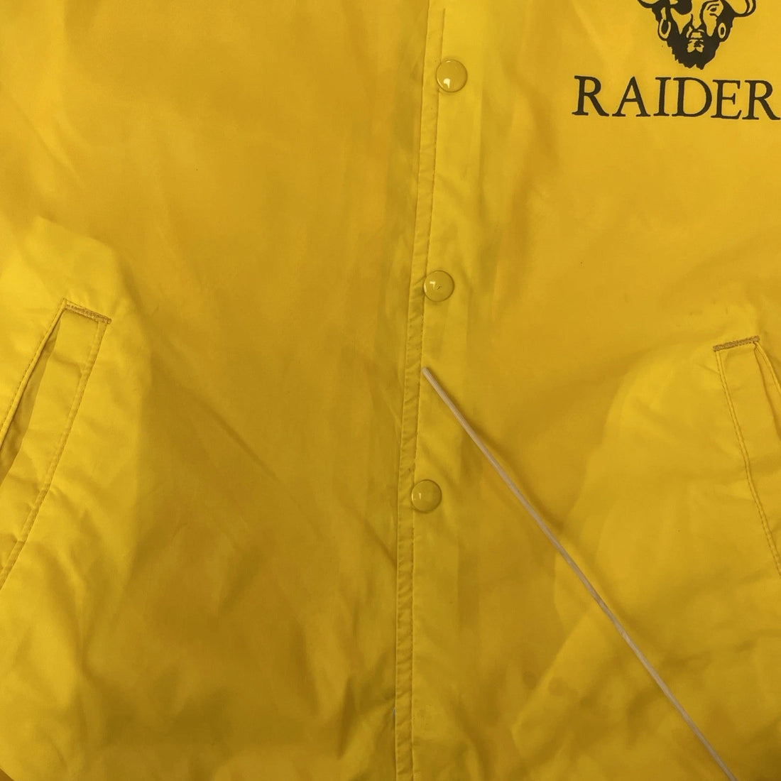 Vintage Aquinas Raiders Champion Coach Jacket Size Medium 80s